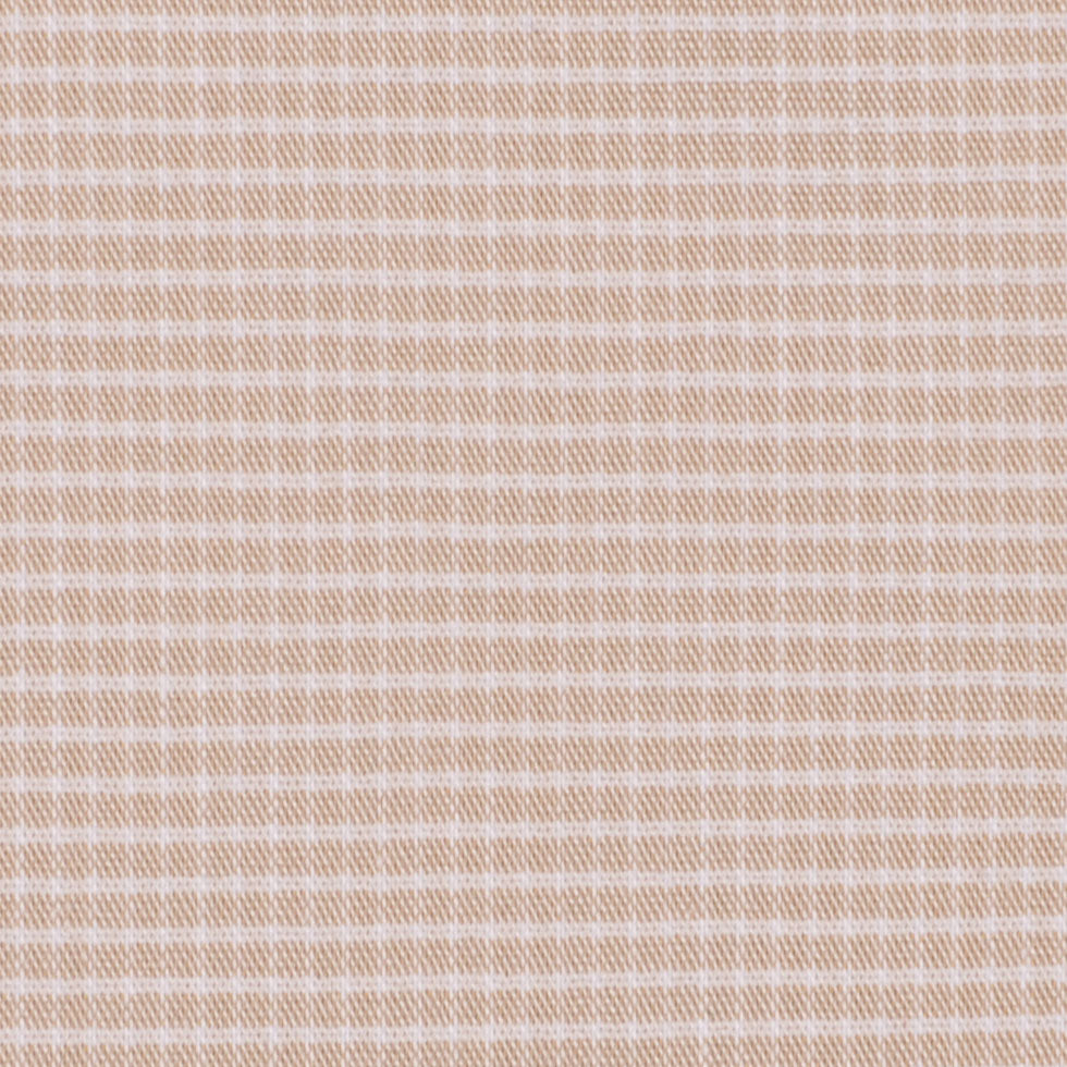 Beige/White Checks Shirting Detail