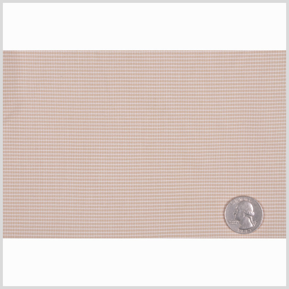 Beige/White Checks Shirting Full