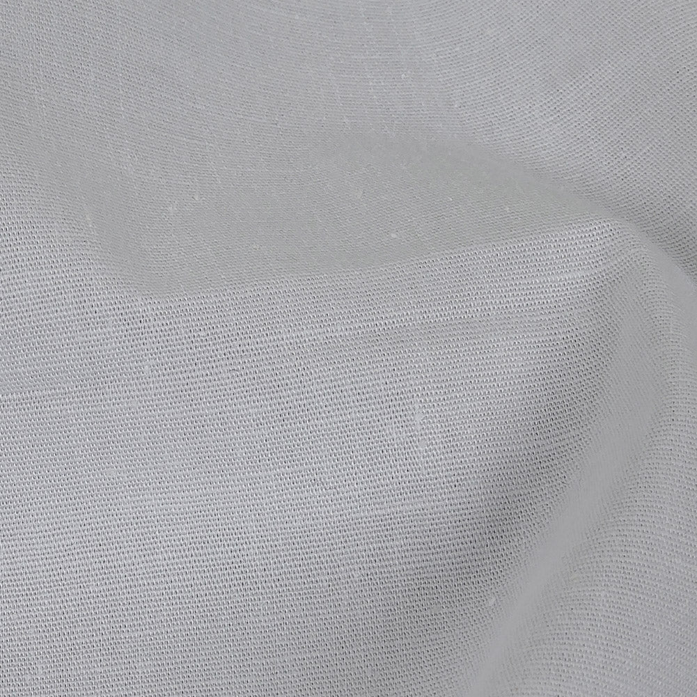 White Cotton-Lycra Poplin Detail