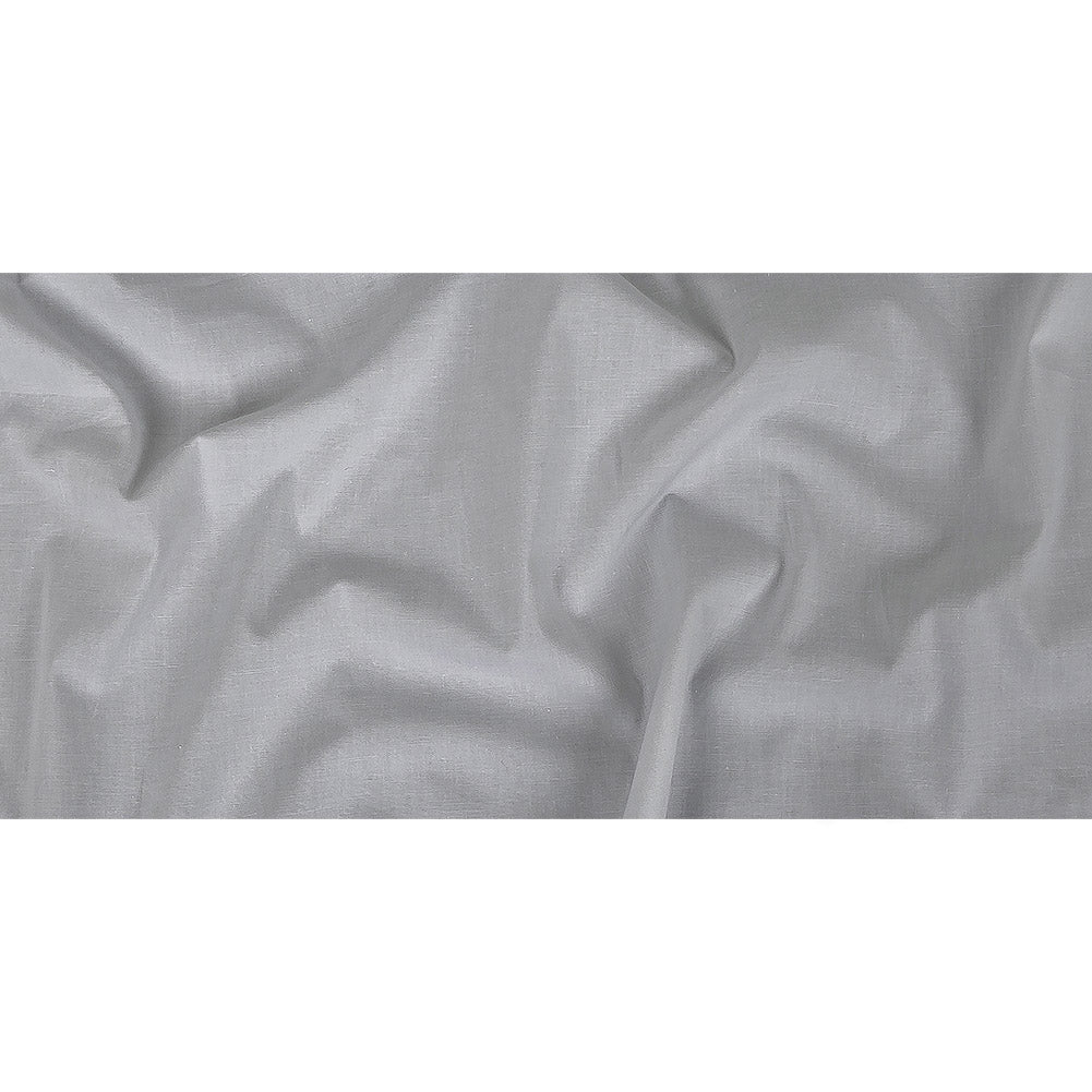 White Cotton-Lycra Poplin Full