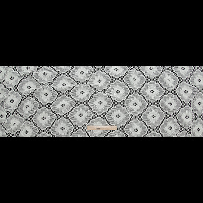Off-White Cotton Crochet Lace Full