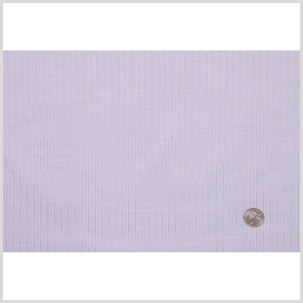 Italian Purple and Gray Cotton Shirting Full
