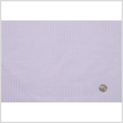 Italian Purple and Gray Cotton Shirting Full