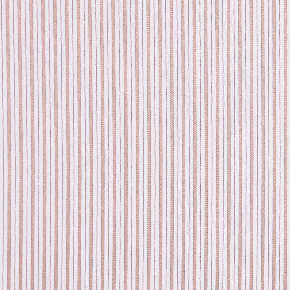 White/Beige/Red Striped Shirting Detail