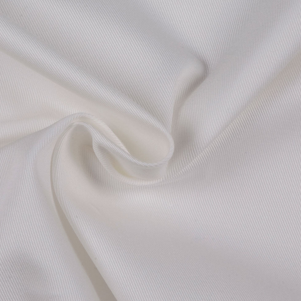 Organic Cotton Twill - Winter White - Stratton Collection - Detail