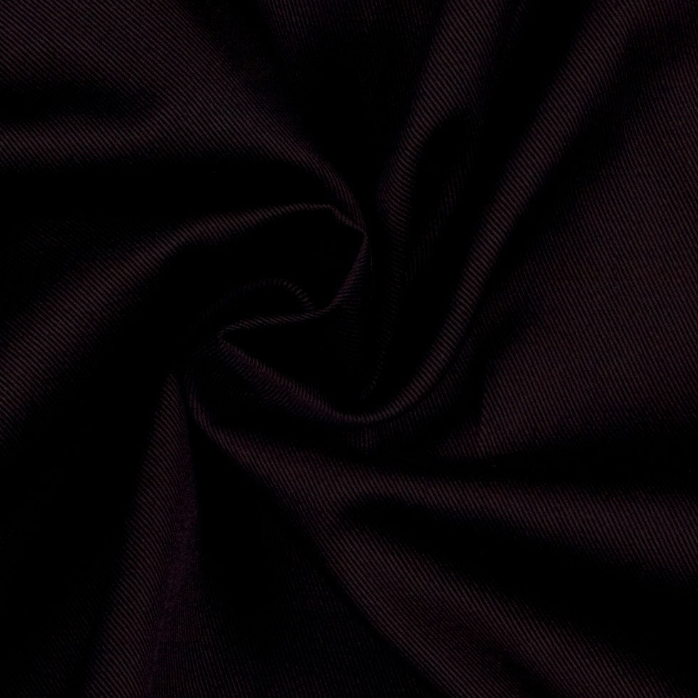 Organic Cotton Twill - Espresso - Stratton Collection - Detail