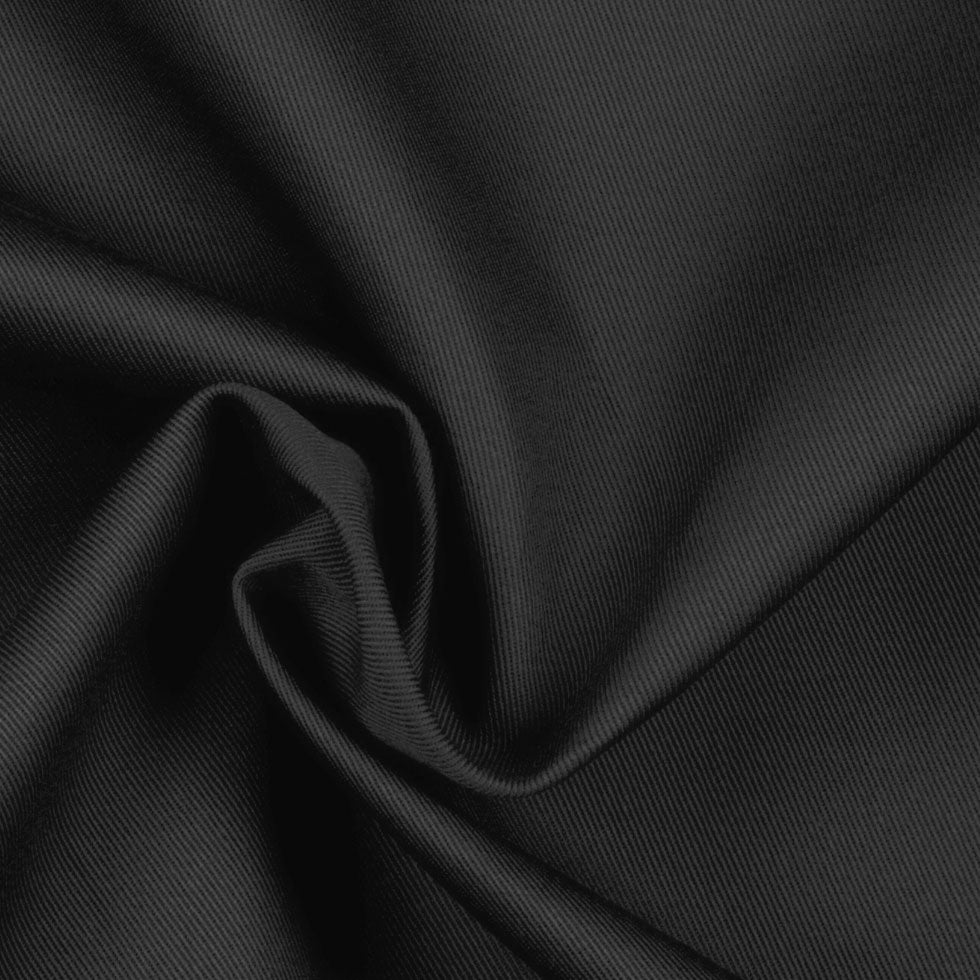 Organic Cotton Twill - Charcoal Gray - Stratton Collection - Detail
