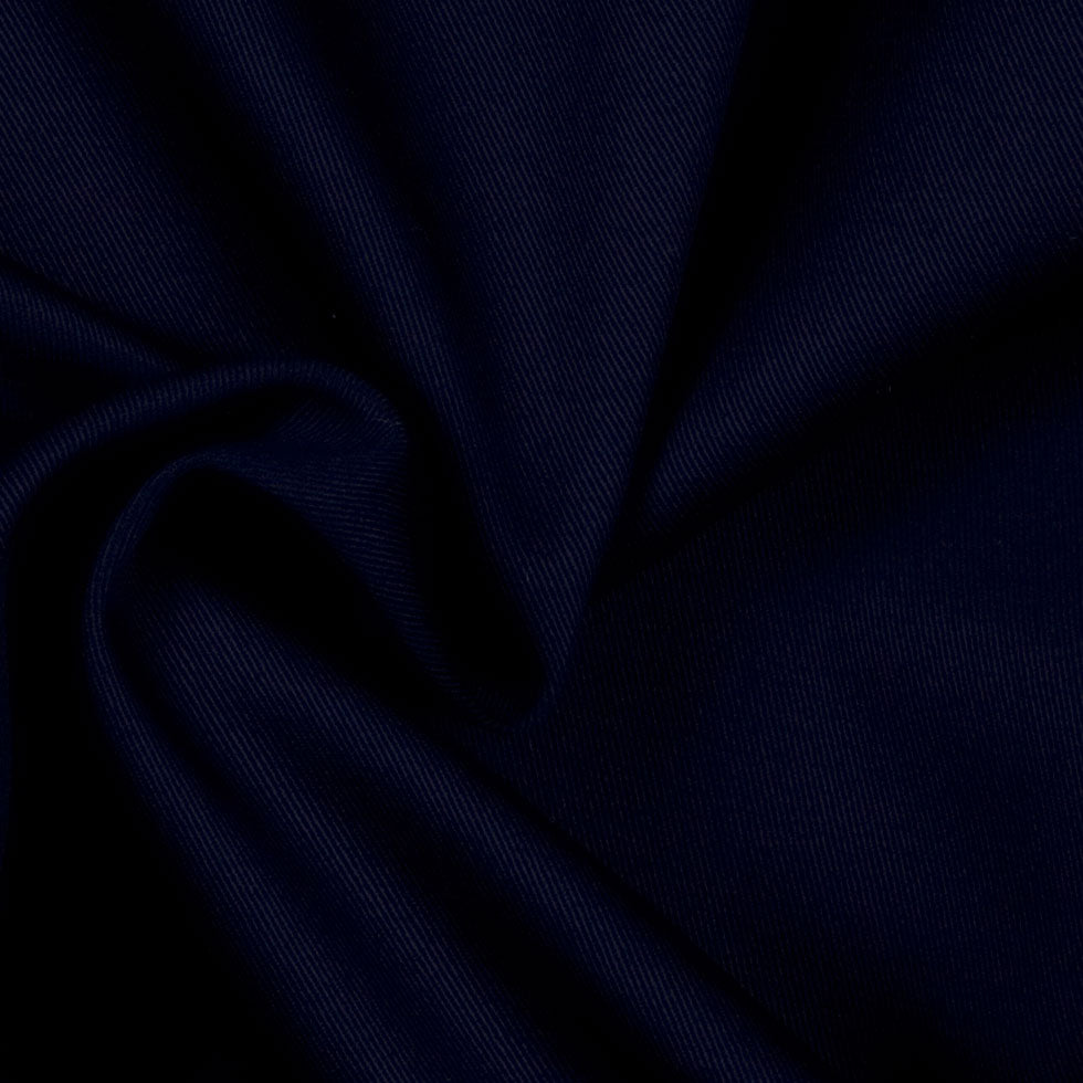 Organic Cotton Twill - Navy - Stratton Collection - Detail