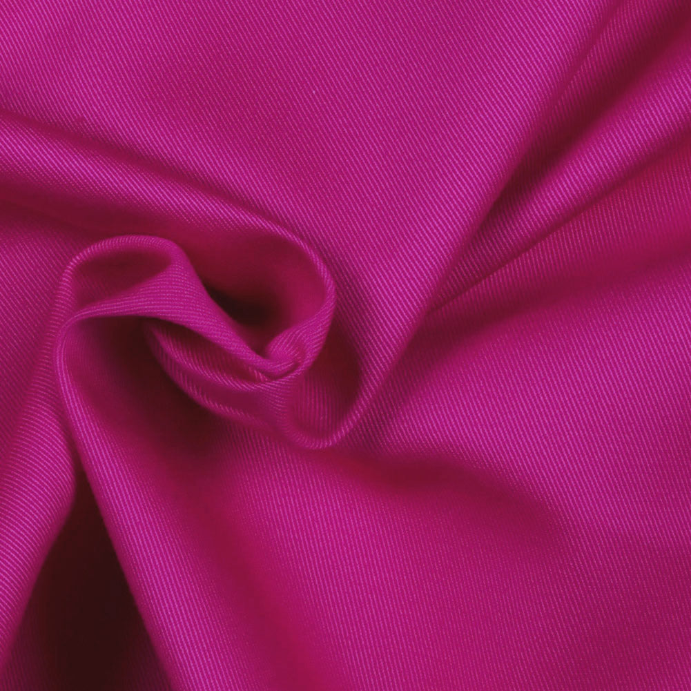 Organic Cotton Twill - Hibiscus - Stratton Collection - Detail