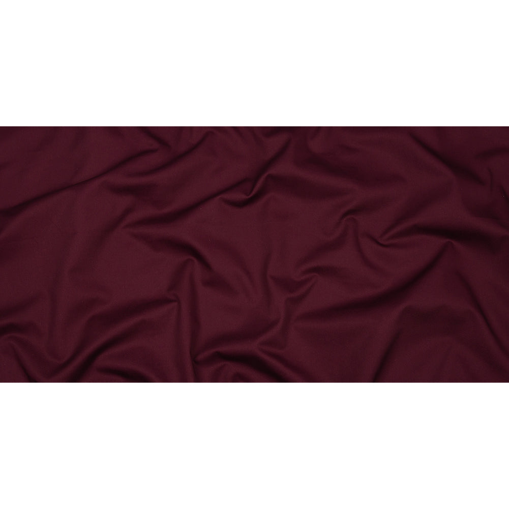 Organic Cotton Twill - Maroon - Stratton Collection - Full