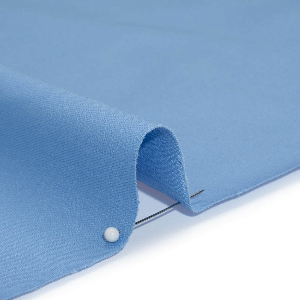 Organic Cotton Twill - Ice Blue and White - Stratton Collection - Detail