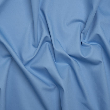 Organic Cotton Twill - Ice Blue and White - Stratton Collection