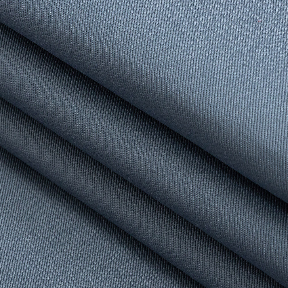 Organic Cotton Twill - Serenity Blue - Stratton Collection - Folded