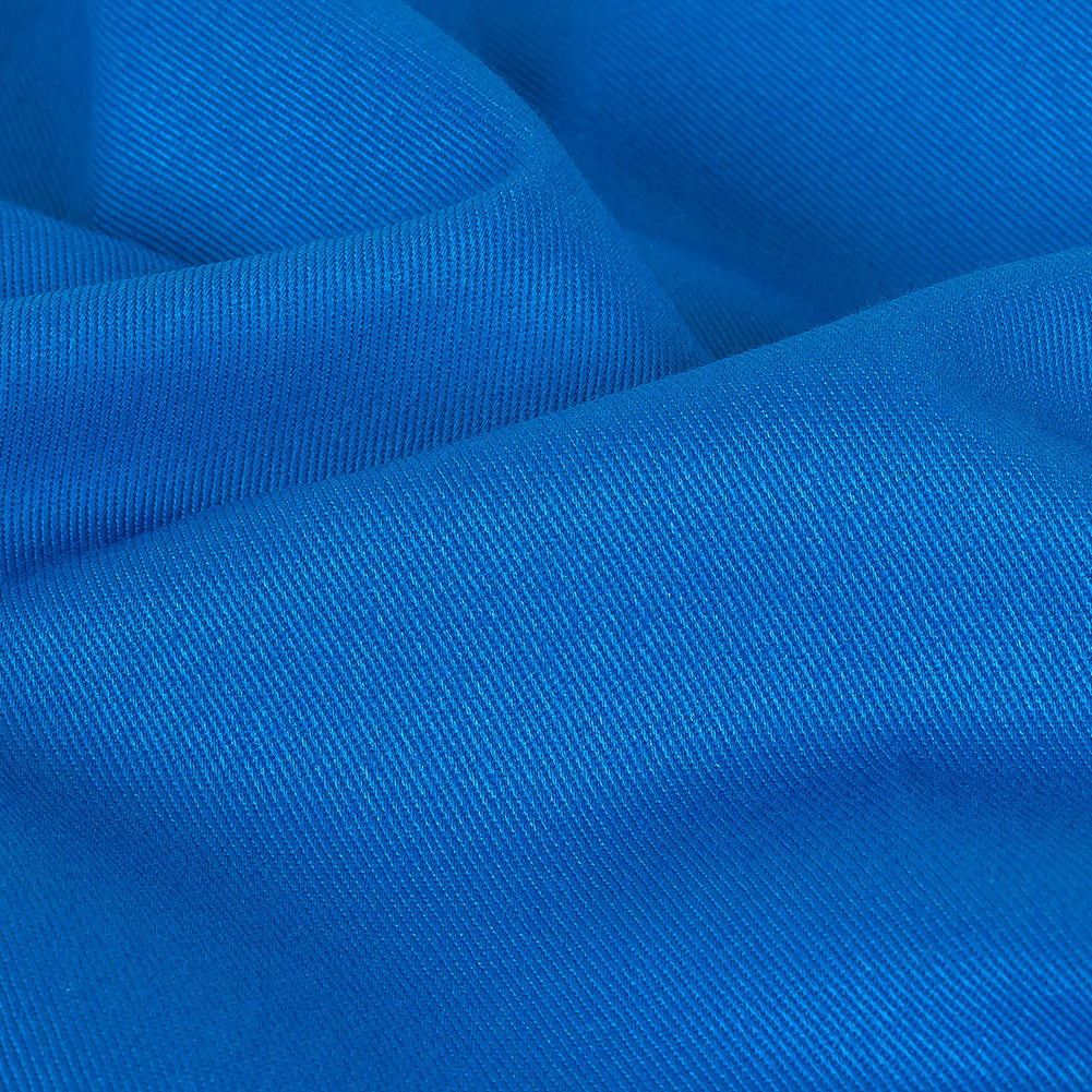 Organic Cotton Twill - Marine Blue - Stratton Collection - Detail