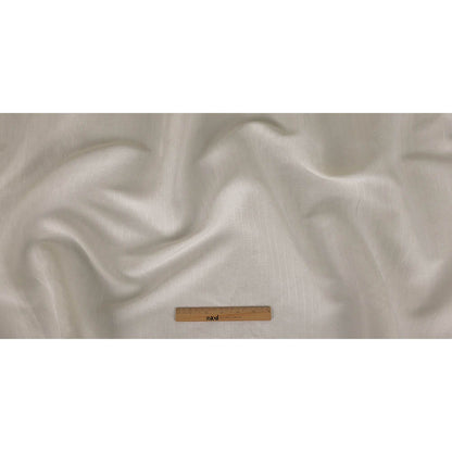 Ivory Twill Striped Linen and Rayon Woven Full