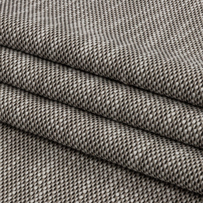Stone/Black/White Solid Linen Folded