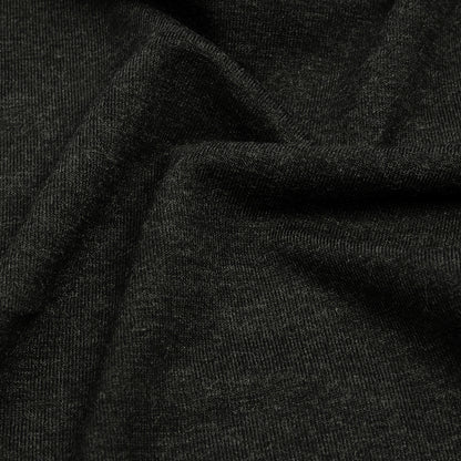 Heathered Charcoal Stretch Rayon Jersey Detail