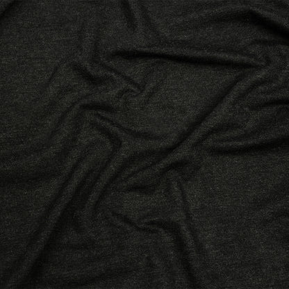 Heathered Charcoal Stretch Rayon Jersey
