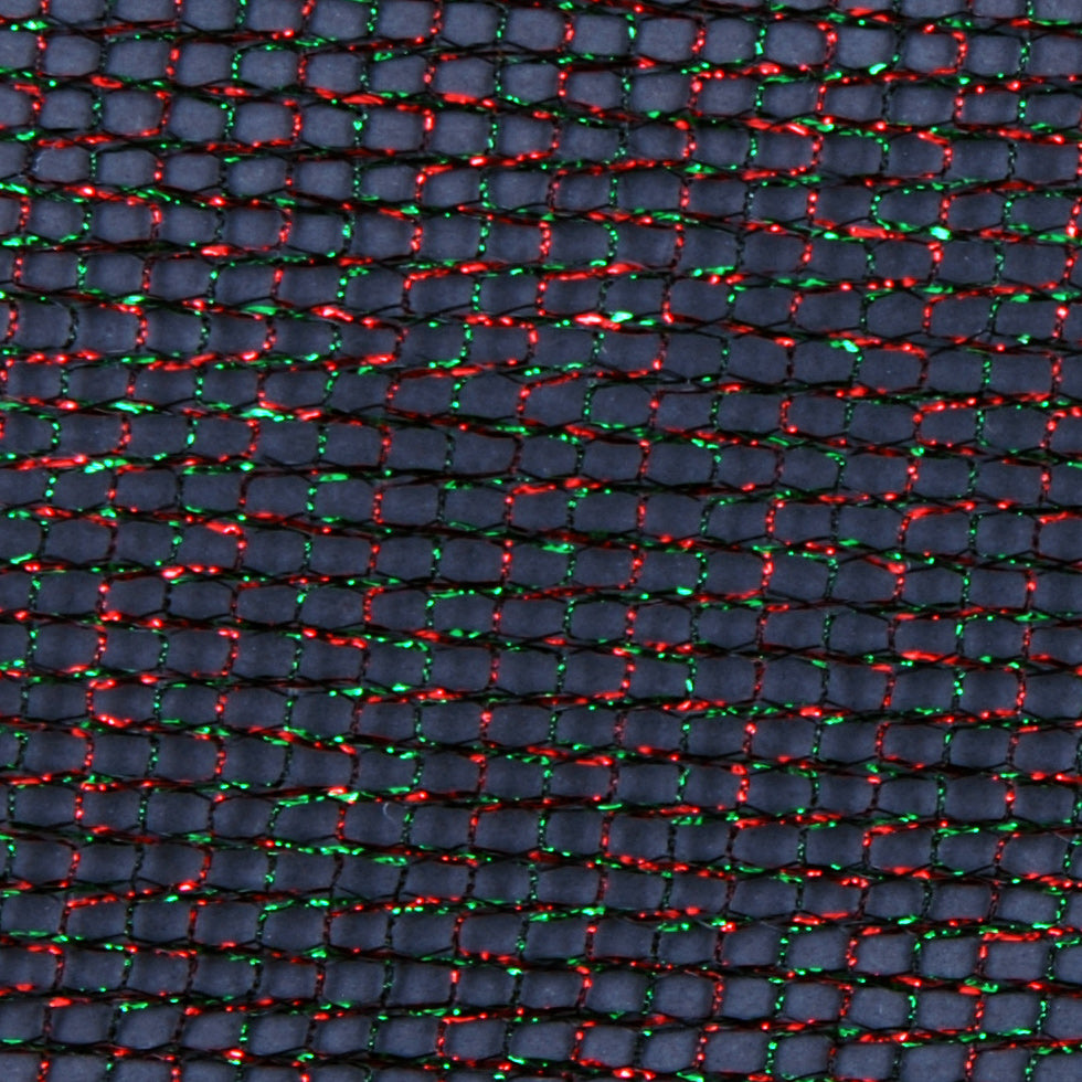Metallic Red/Metallic Green/Bl Solid Tulle & Crinoline Detail