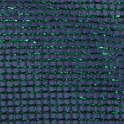 Metallic Green/Black Solid Tulle & Crinoline Detail