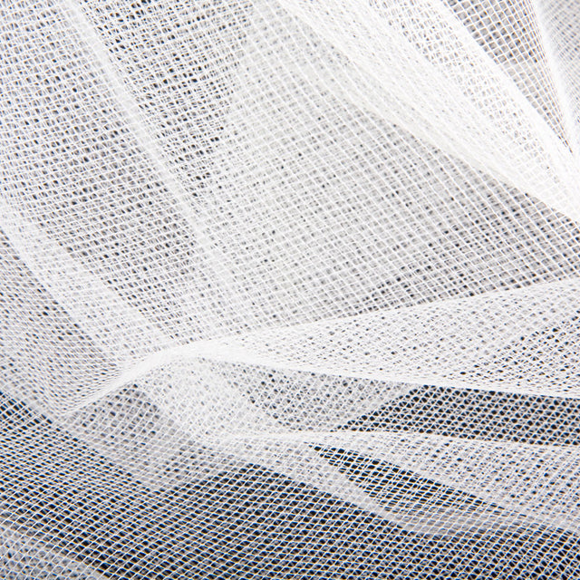 Diamond Net Nylon Tulle - Ivory - Kaitlyn Collection
