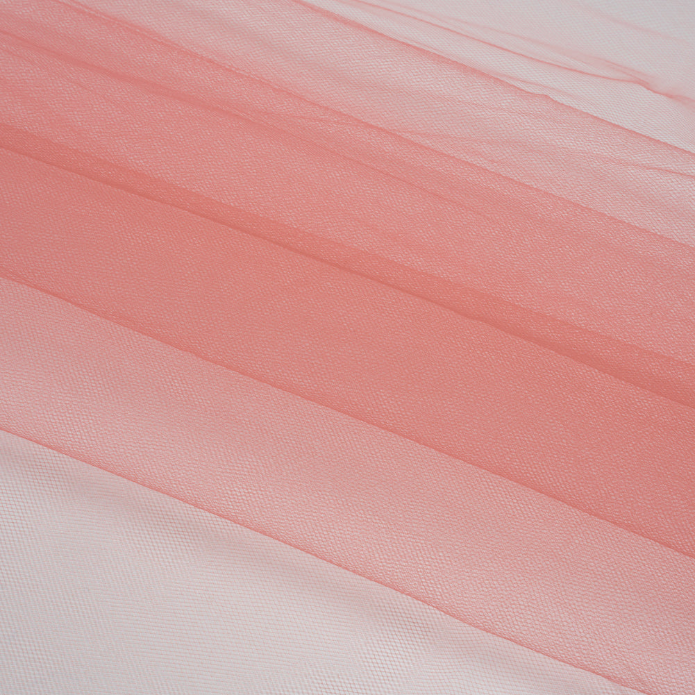Nylon Tulle 54" - Coral - Pavlova Collection - Folded
