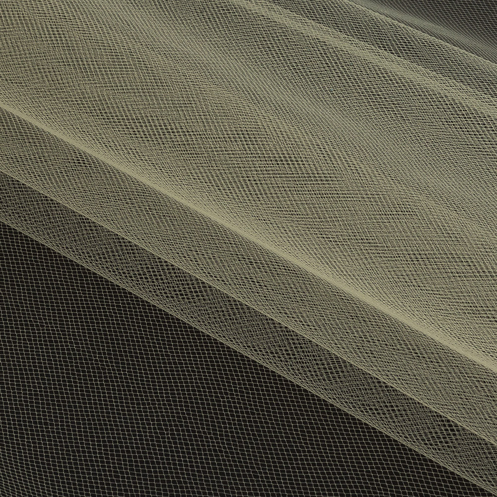 Nylon Tulle 54" - Beige - Pavlova Collection - Folded