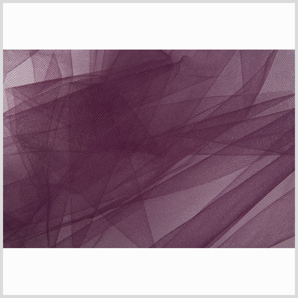 Nylon Tulle 54" - Eggplant - Pavlova Collection - Full