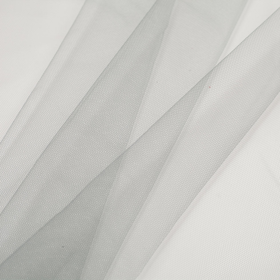 Nylon Tulle 54" - Charcoal - Pavlova Collection Folded