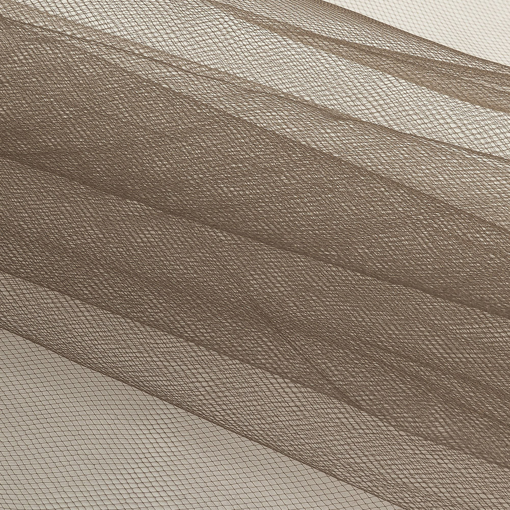 Nylon Tulle 54" - Brown - Pavlova Collection Folded