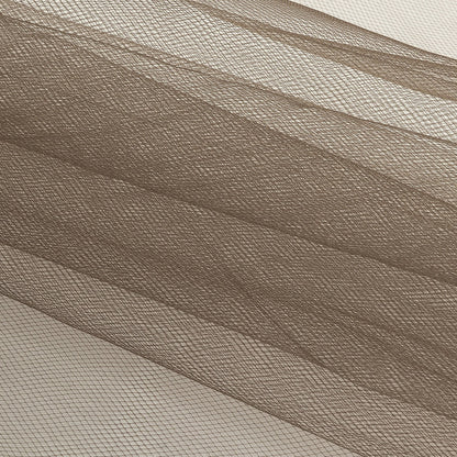 Nylon Tulle 54" - Brown - Pavlova Collection Folded