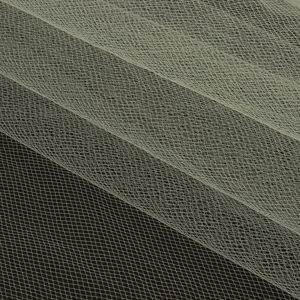 Nylon Tulle 54" - Gray - Pavlova Collection Folded