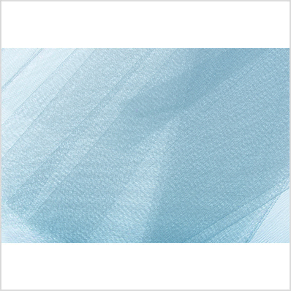 Nylon Tulle 54" - Cyan Blue - Pavlova Collection - Full