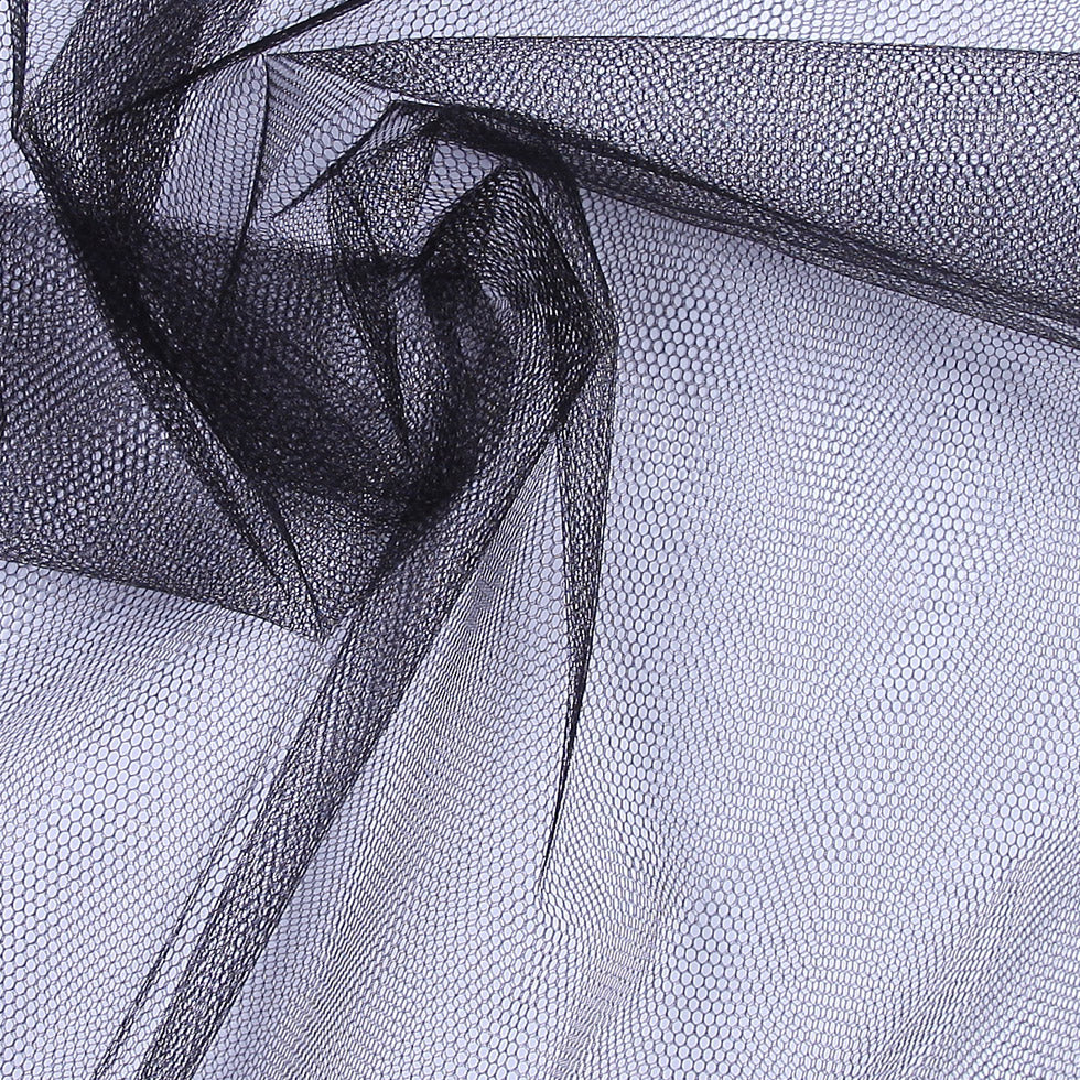 Nylon Net Tulle - Black - Gianna Collection Detail
