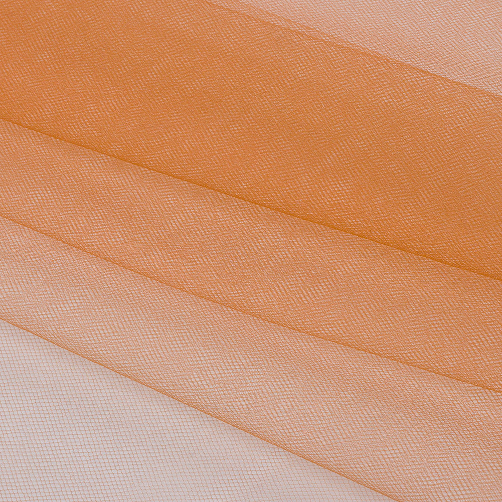 Nylon Tulle 108" - Copper - Pavlova Wide Collection Folded