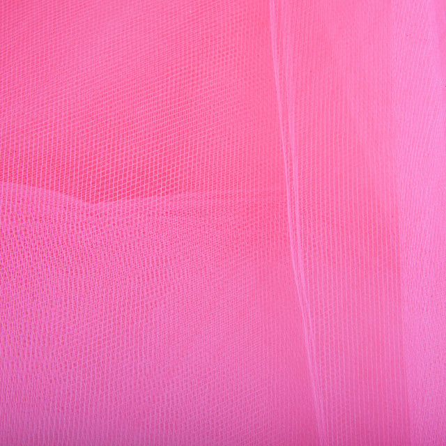 Nylon Tulle 108" - Coral - Pavlova Wide Collection
