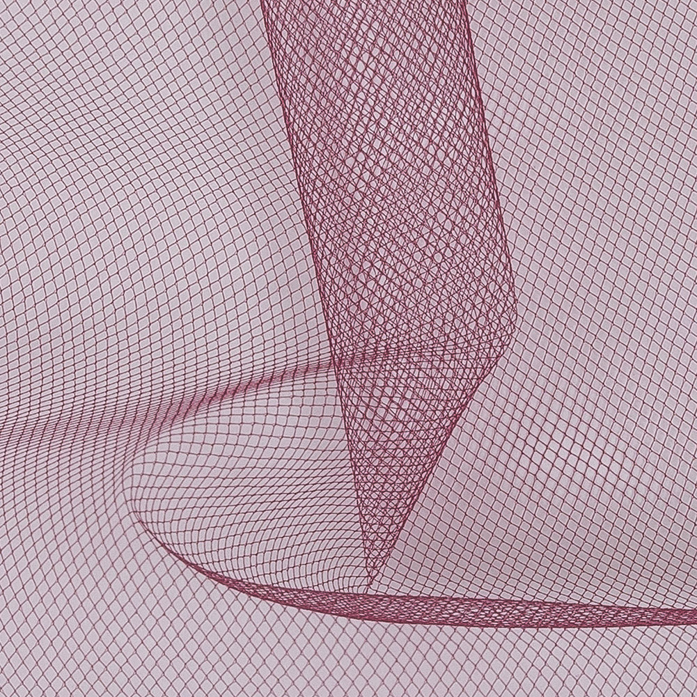 Nylon Tulle 108" - Wine - Pavlova Wide Collection Detail
