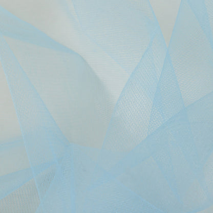 Nylon Tulle 108" - Cyan Blue - Pavlova Wide Collection Detail