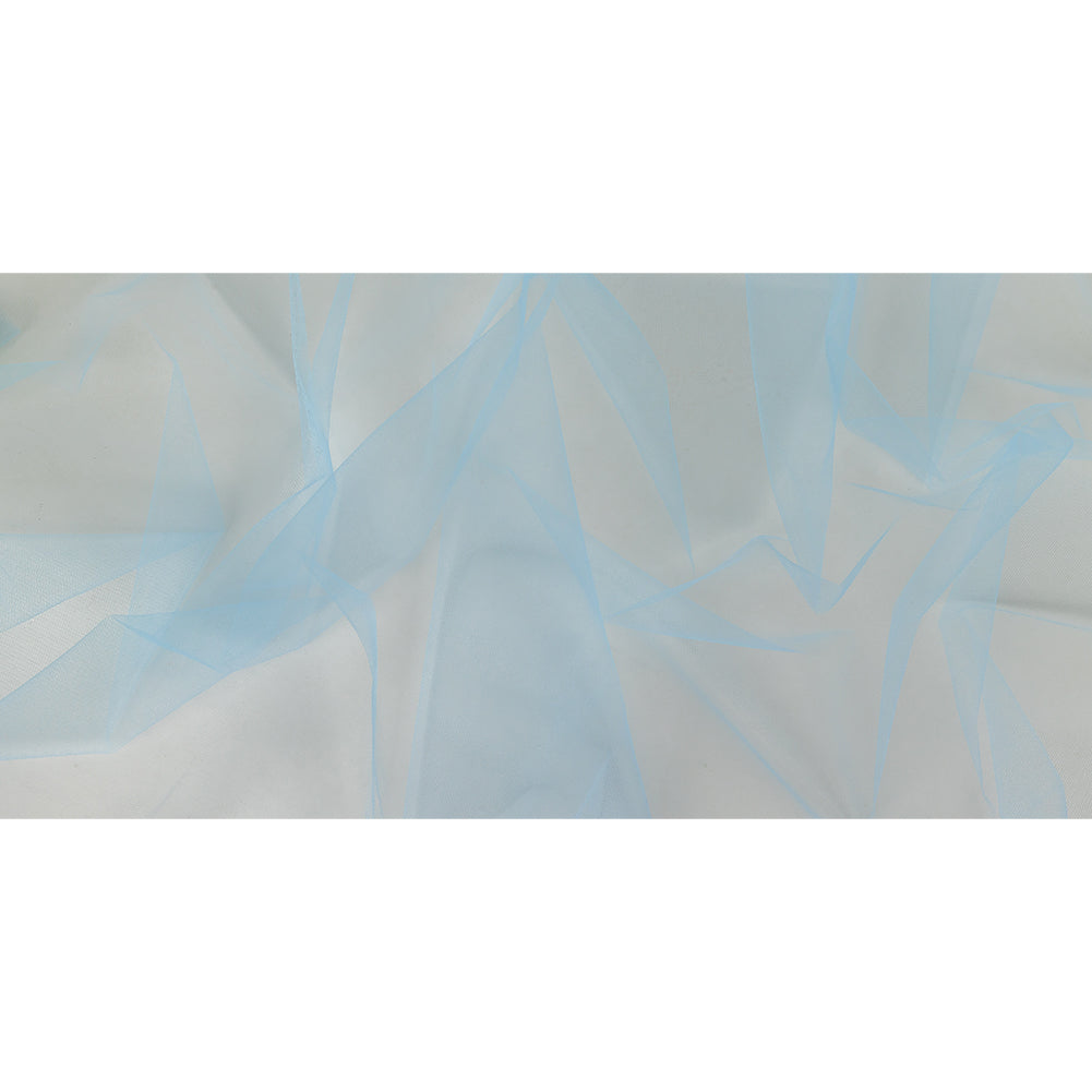 Nylon Tulle 108" - Cyan Blue - Pavlova Wide Collection Full