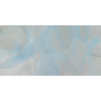 Nylon Tulle 108" - Cyan Blue - Pavlova Wide Collection Full