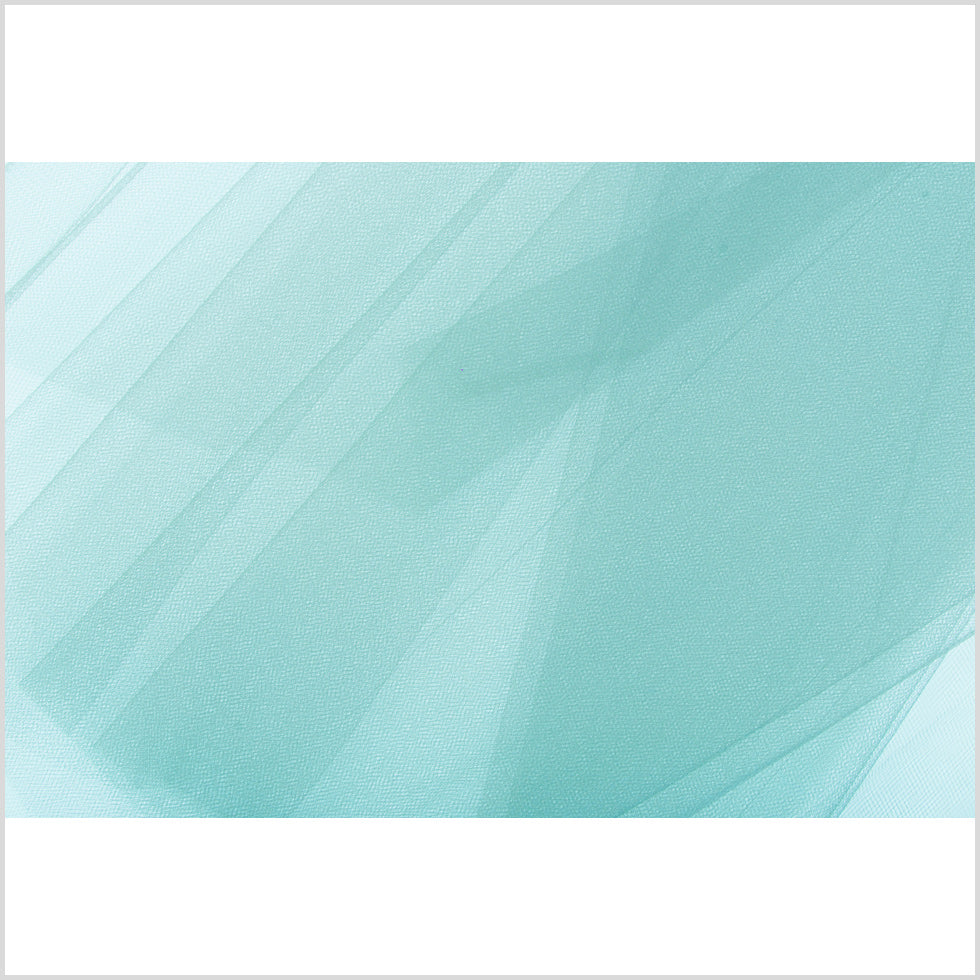 Nylon Tulle 108" - Aqua - Pavlova Wide Collection Full