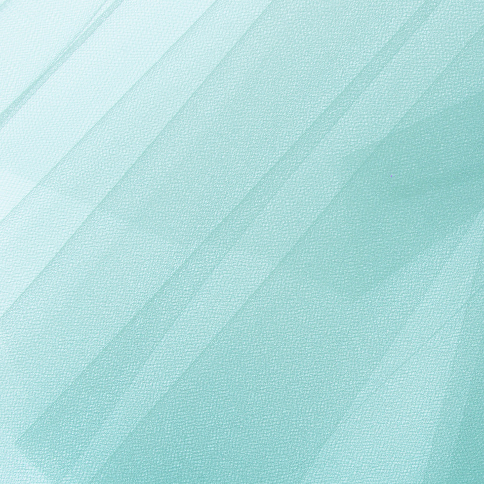Nylon Tulle 108" - Aqua - Pavlova Wide Collection