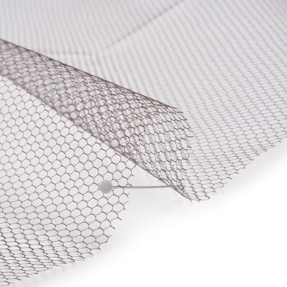 Nylon Net Tulle - Chocolate - Gianna Collection Detail