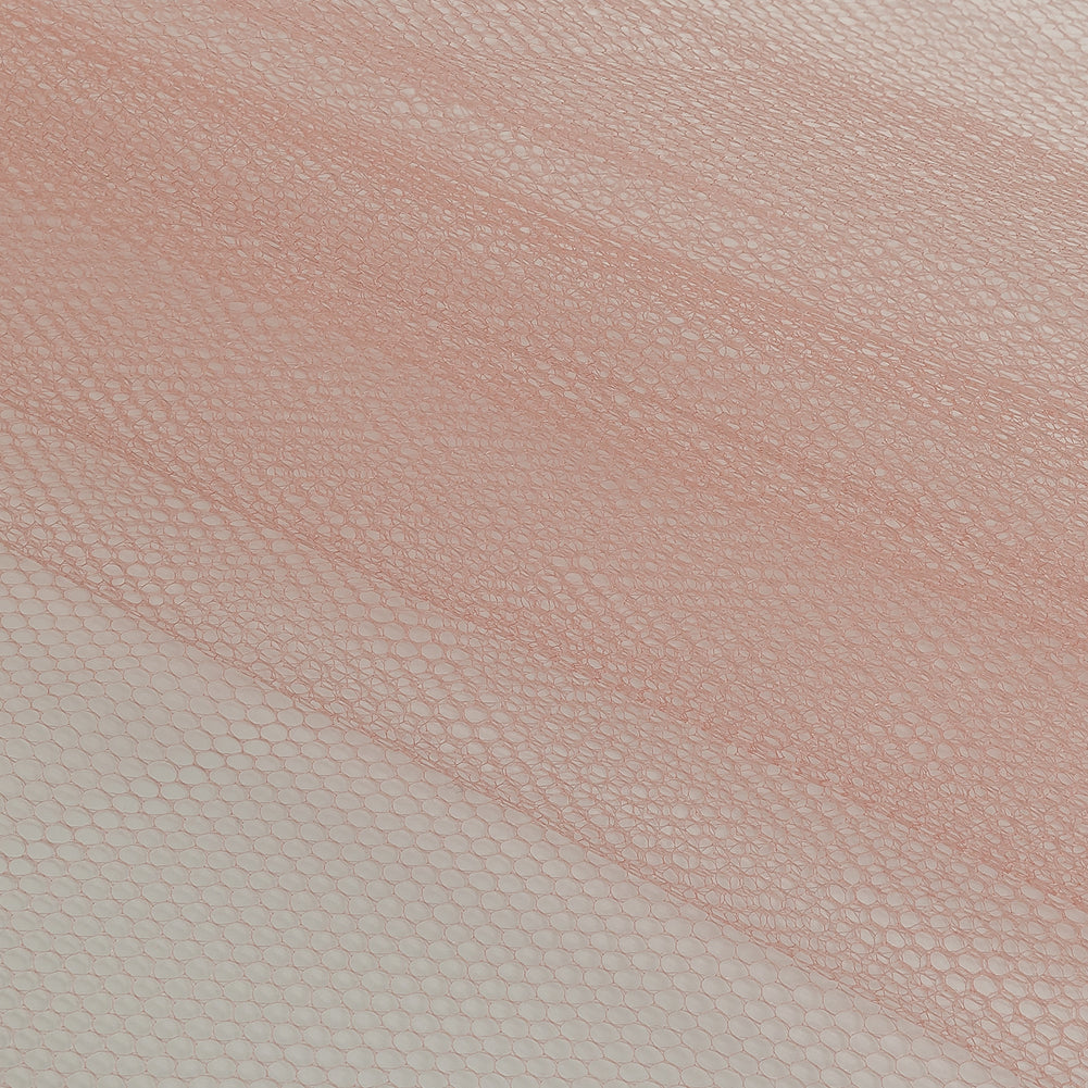 Nylon Net Tulle - Coral - Gianna Collection Folded