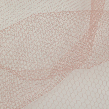 Nylon Net Tulle - Coral - Gianna Collection Detail
