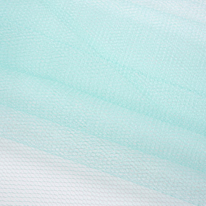 Nylon Net Tulle - Aqua - Gianna Collection Folded