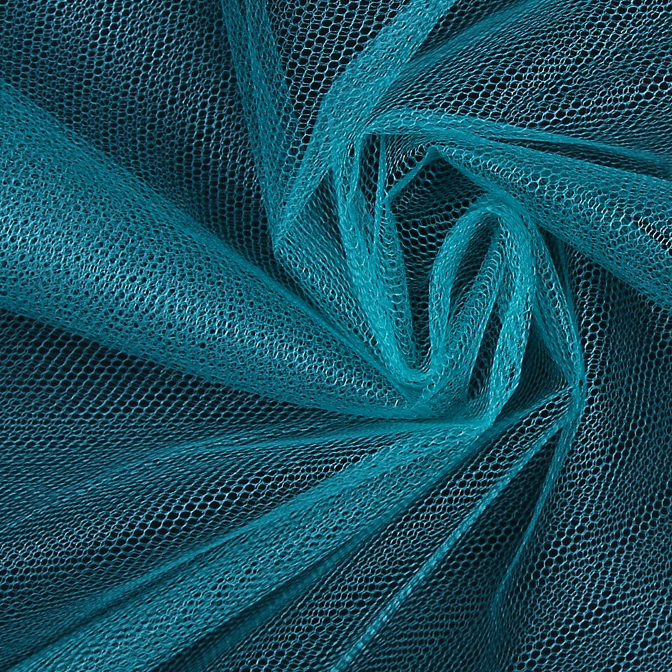 Nylon Net Tulle - Teal - Gianna Collection Detail