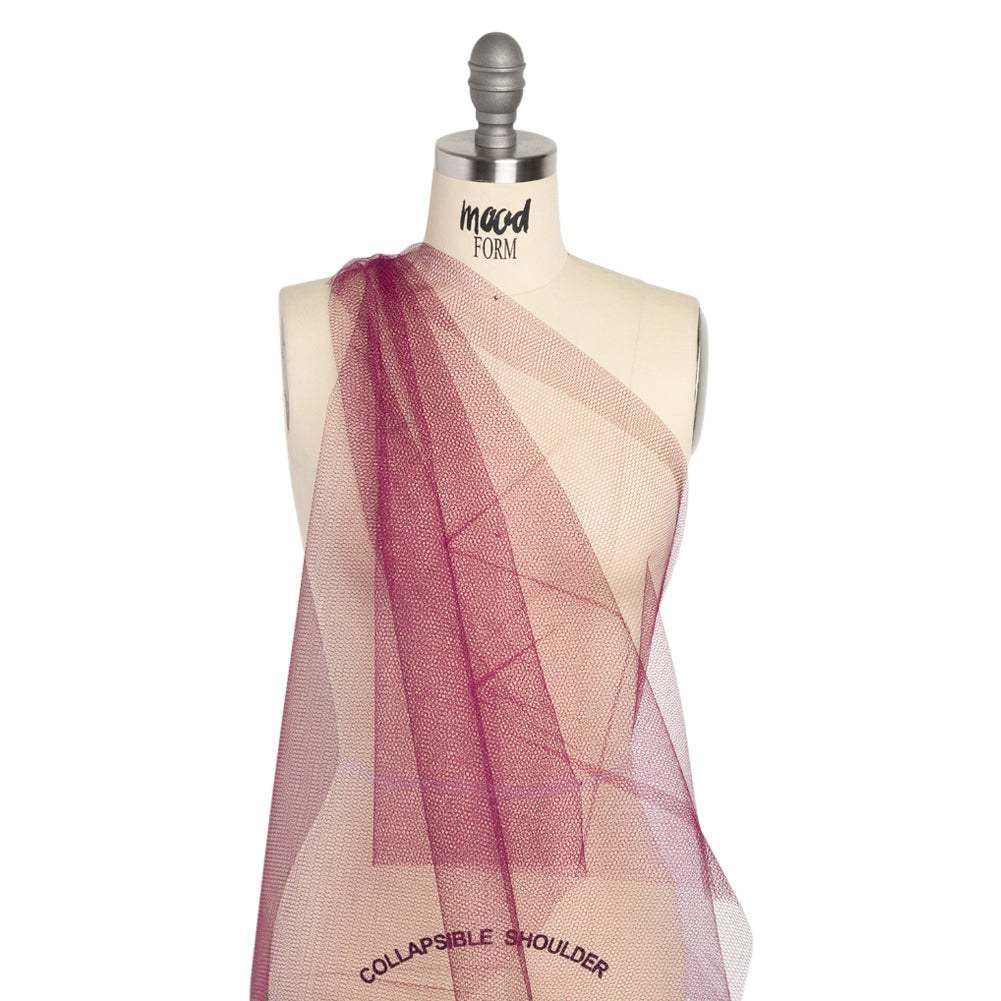 Nylon Net Tulle - Wine - Gianna Collection Drape