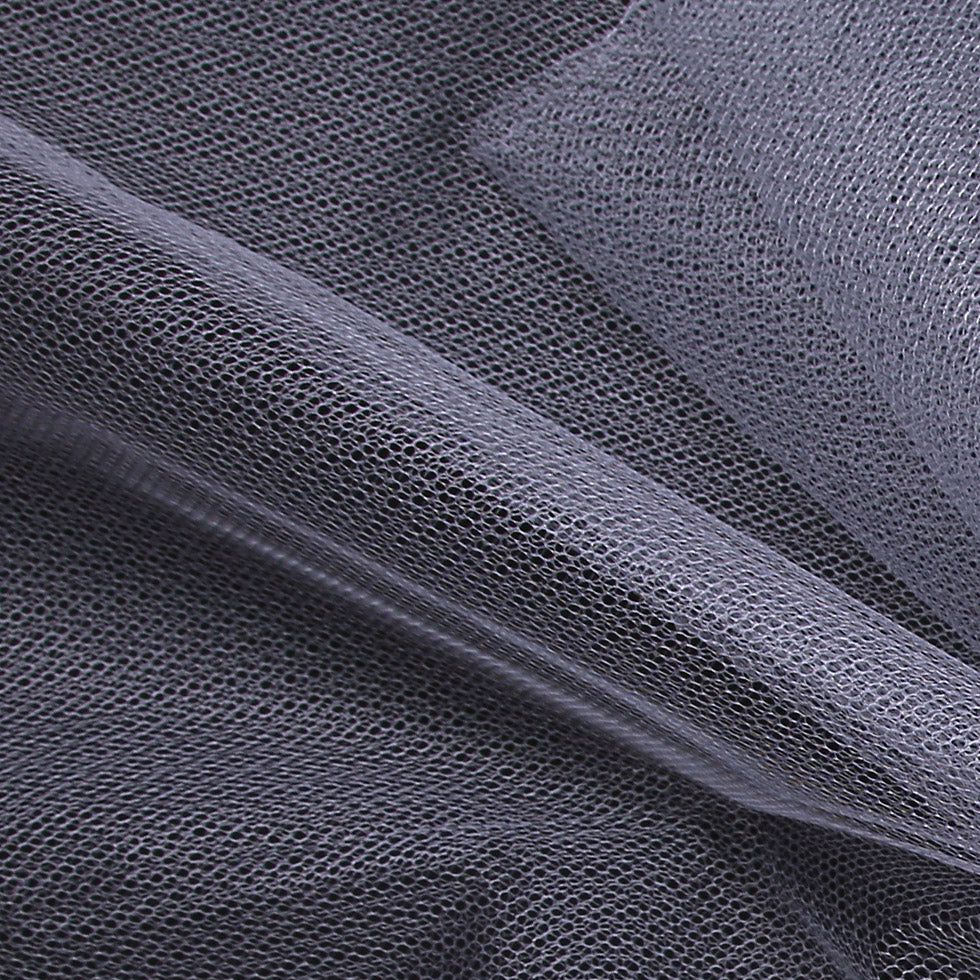 Nylon Net Tulle - Gray - Gianna Collection - Detail