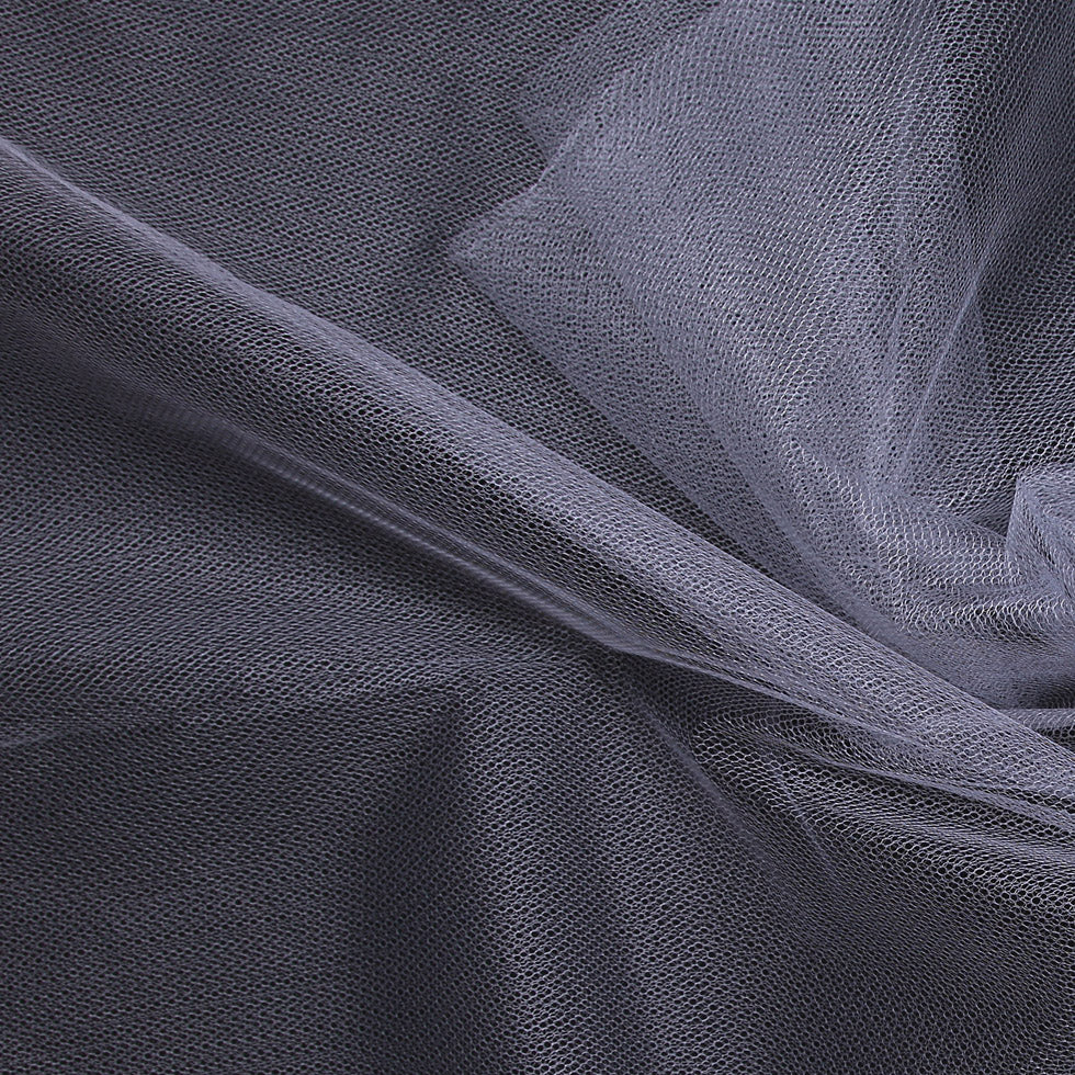 Nylon Net Tulle - Gray - Gianna Collection